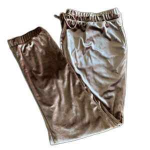 Active USA Mauve Velour Joggers Women's 3XL